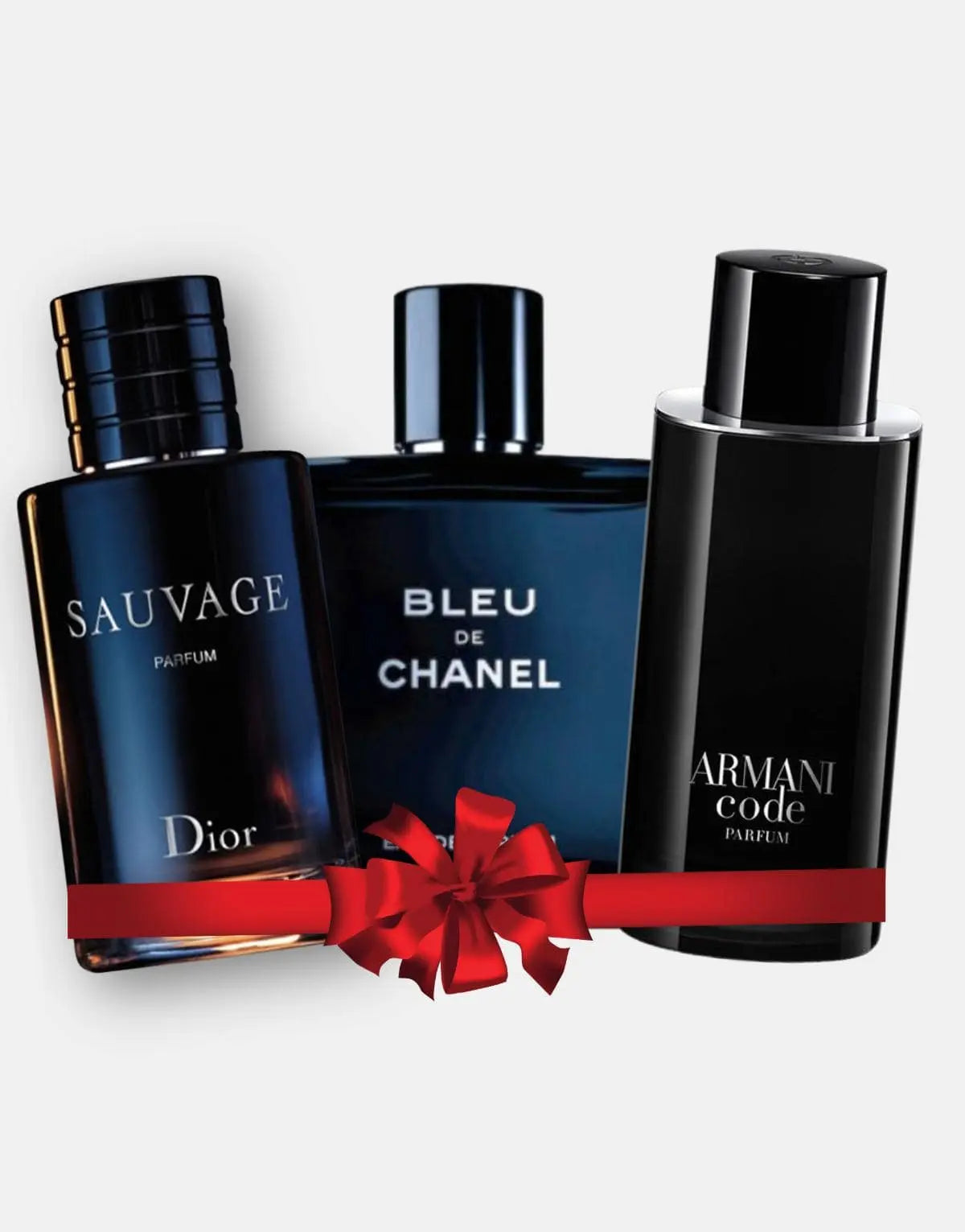 Combo aus 3 Herrenparfums – Christian Dior Sauvage Parfum + Bleu De Chanel + Armani Code